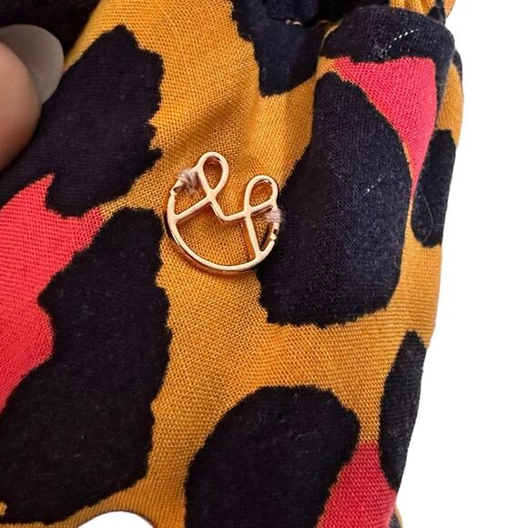 Maaji Stone Shell Short Skirt in Leopard Print Pink Orange Spring Break Beach XS - Picture 10 of 13